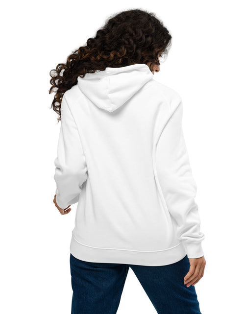 Load image into Gallery viewer, Kamala Harrir Image Unisex eco raglan hoodie
