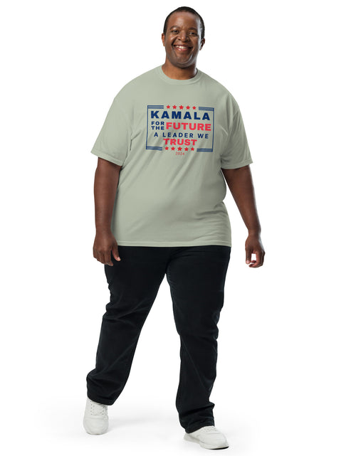 Load image into Gallery viewer, Kamala - A Leader We Trust Unisex garment-dyed heavyweight t-shirt
