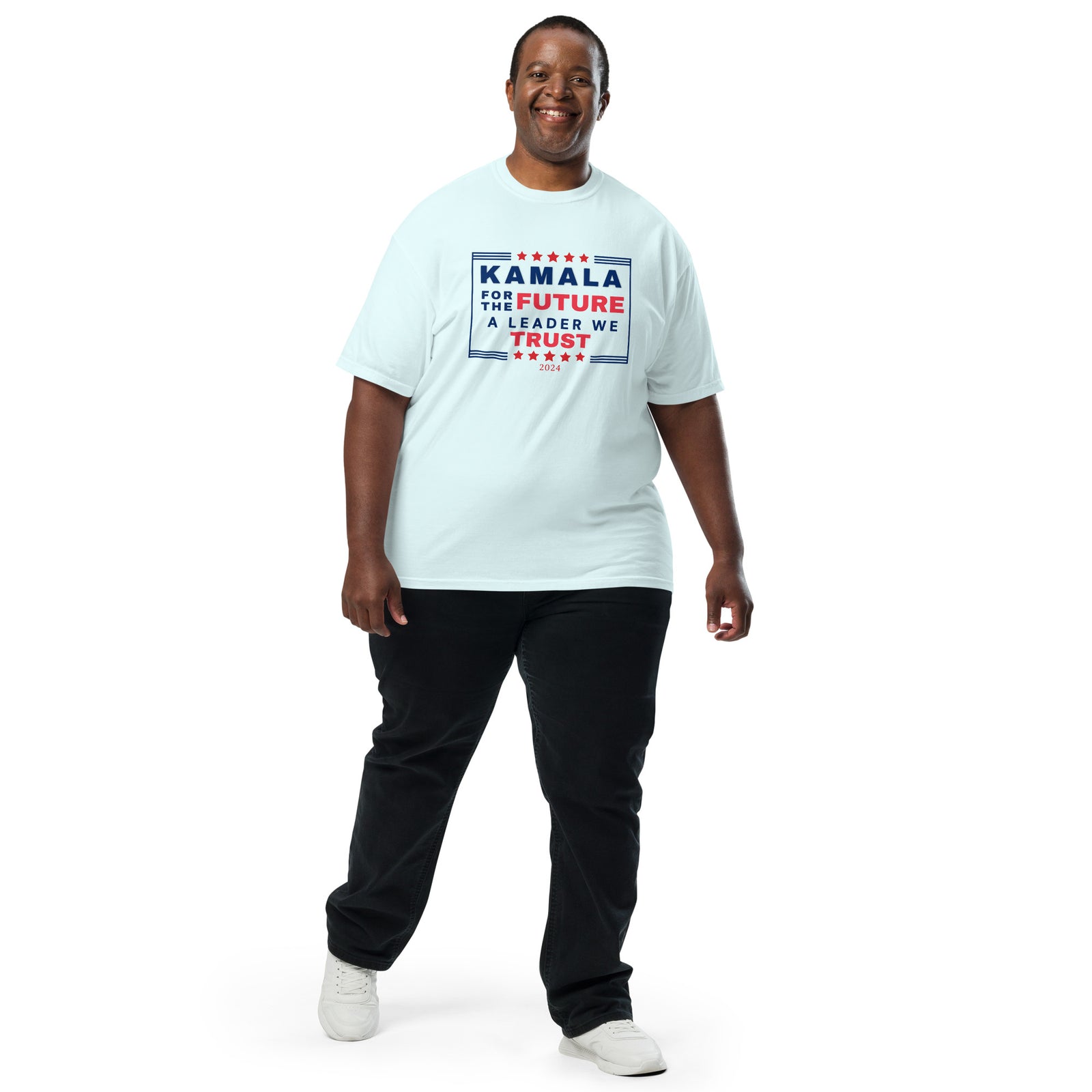 Kamala - A Leader We Trust Unisex garment-dyed heavyweight t-shirt