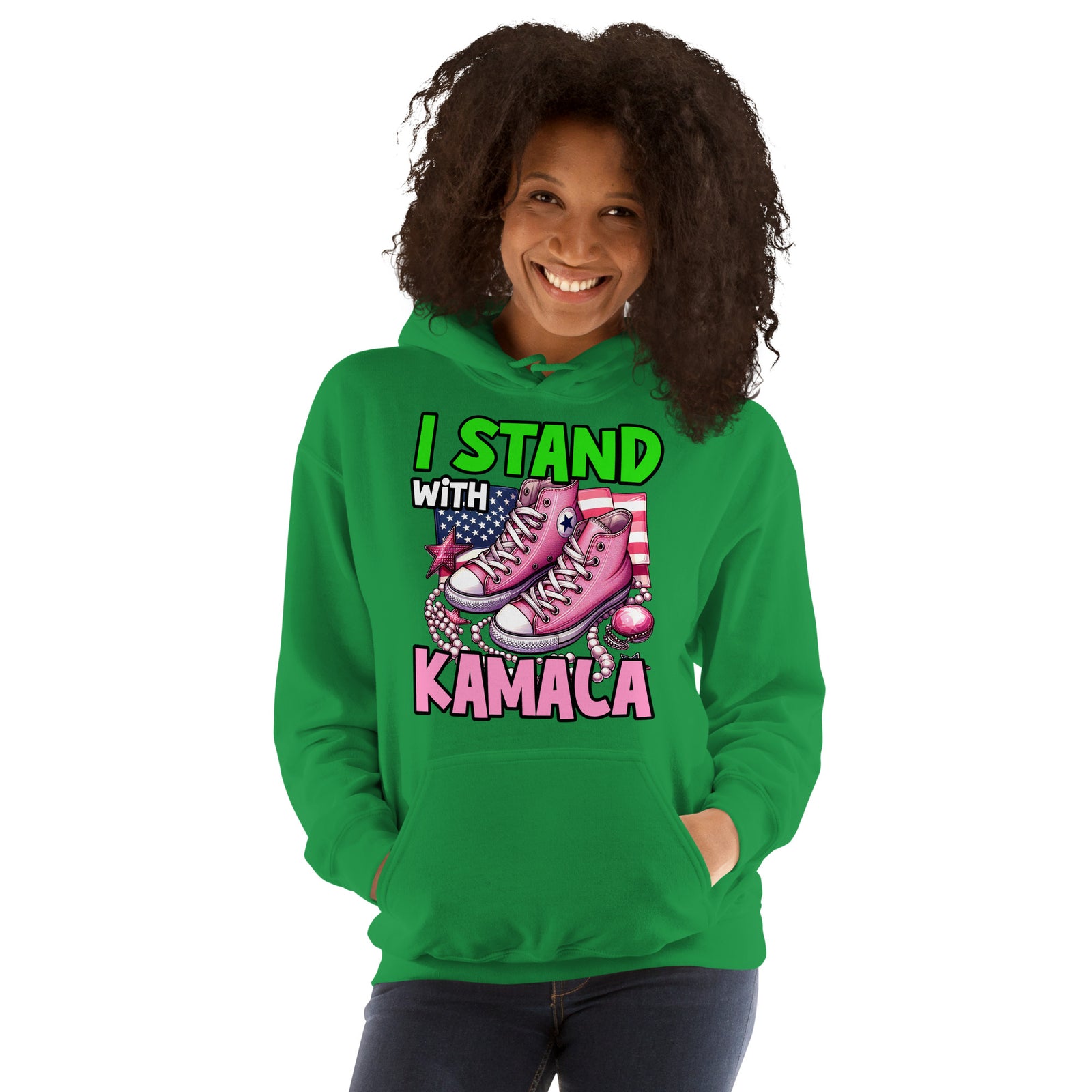 I Stand with  Kamala Unisex Hoodie