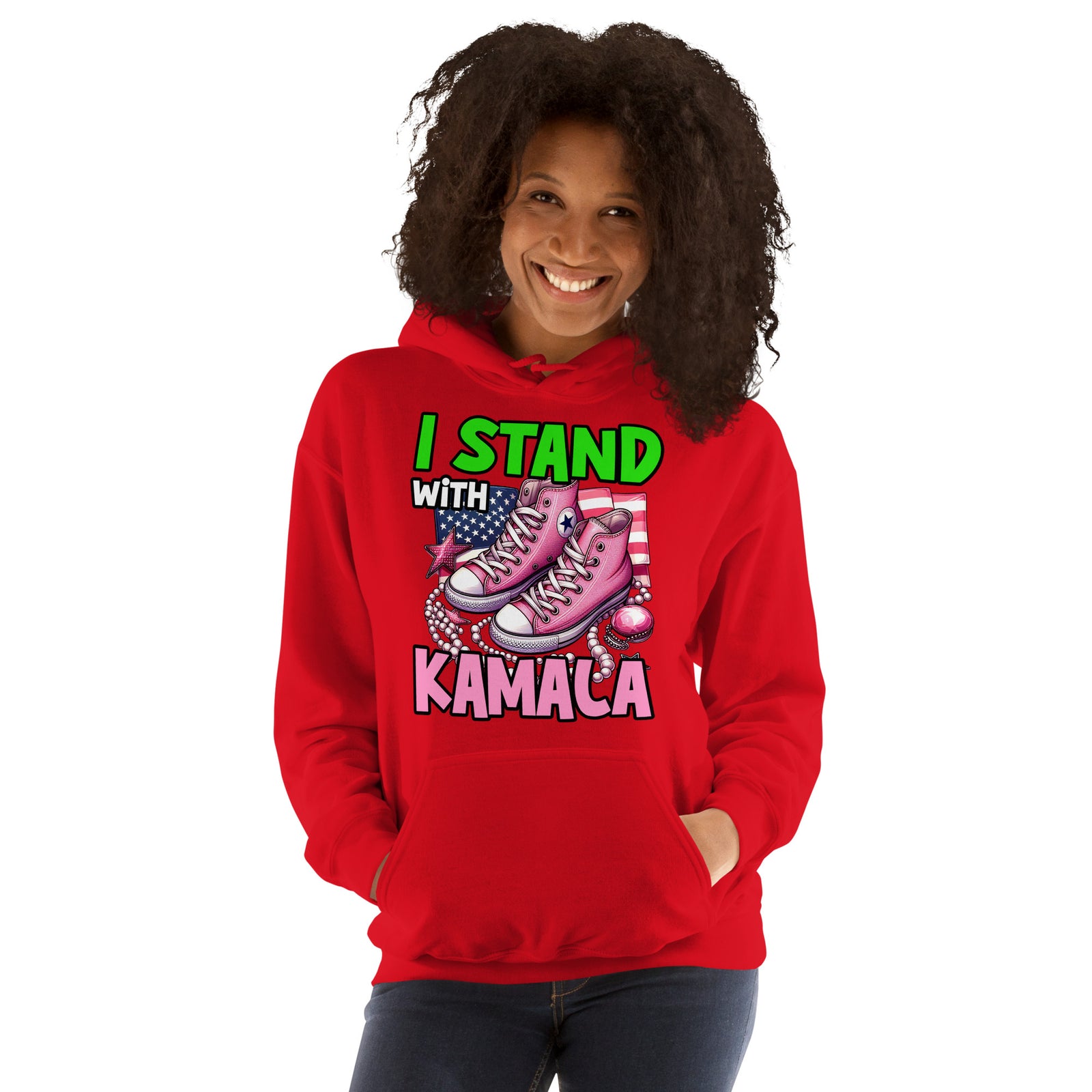 I Stand with  Kamala Unisex Hoodie