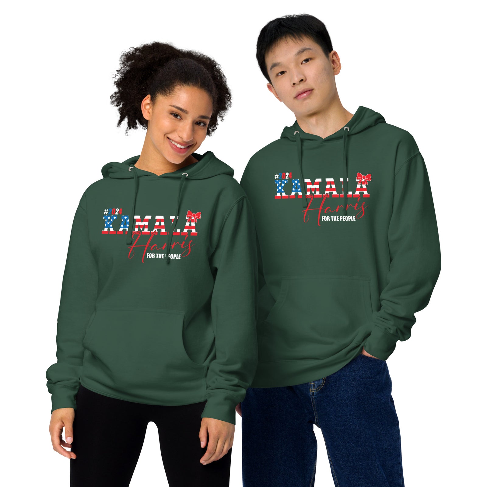 2024 Kamala Harris - For the People Unisex midweight hoodie