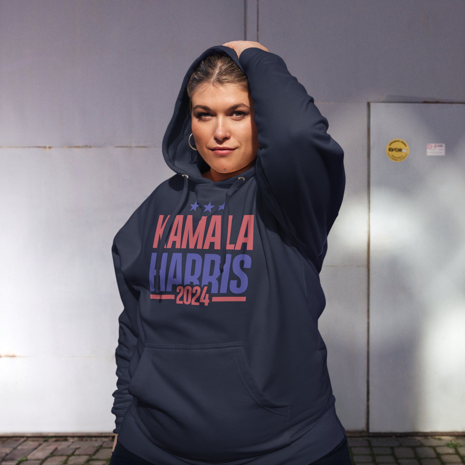 I'm with Kamala Harris 2024 Unisex midweight hoodie