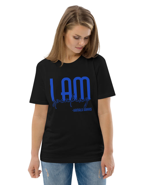 Load image into Gallery viewer, I Am Speaking - Kamala Harris Unisex organic cotton t-shirt
