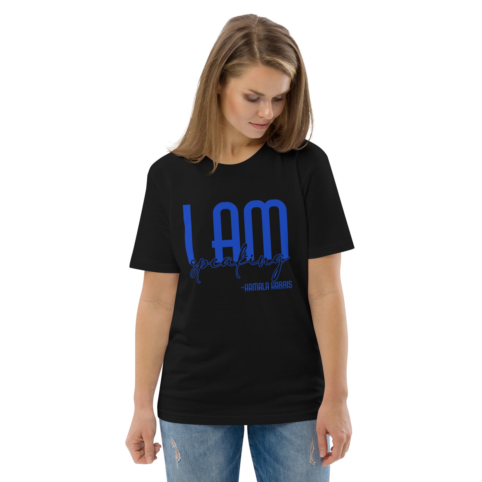 I Am Speaking - Kamala Harris Unisex organic cotton t-shirt