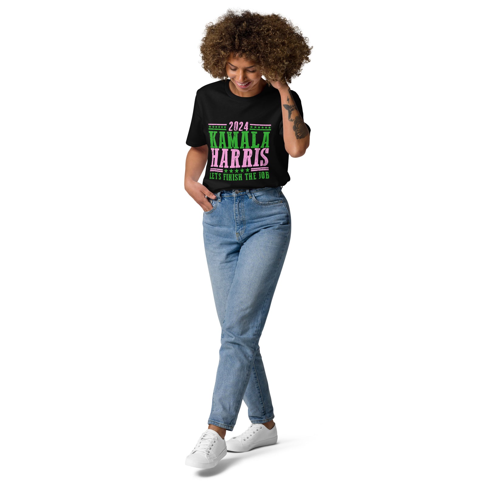 2024 Kamala Harris - Let's Finish the Job - Unisex organic cotton t-shirt