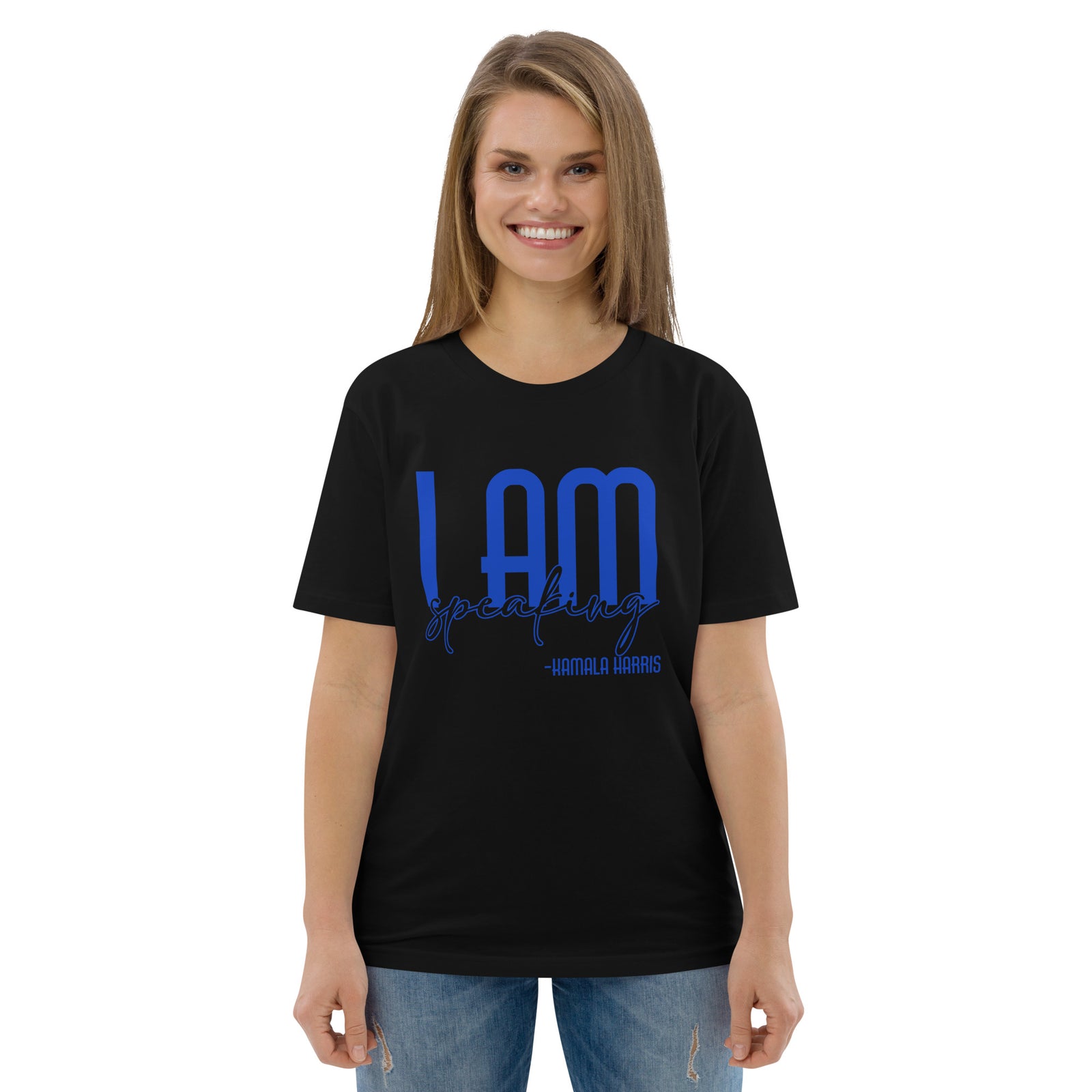 I Am Speaking - Kamala Harris Unisex organic cotton t-shirt