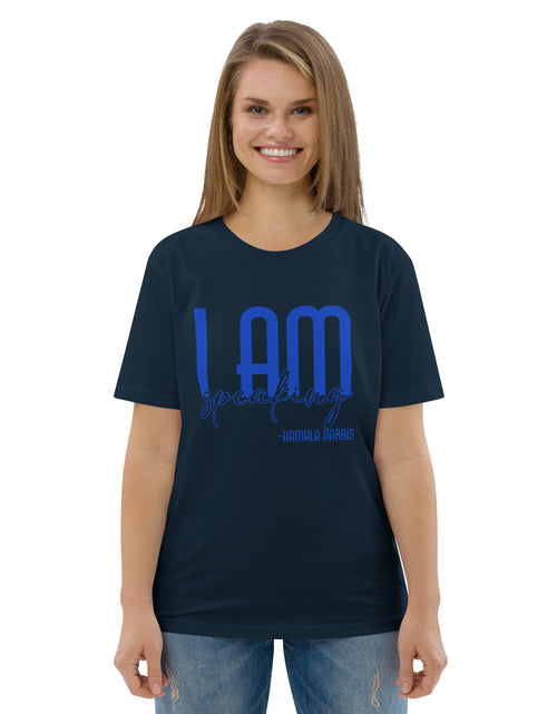 Load image into Gallery viewer, I Am Speaking - Kamala Harris Unisex organic cotton t-shirt
