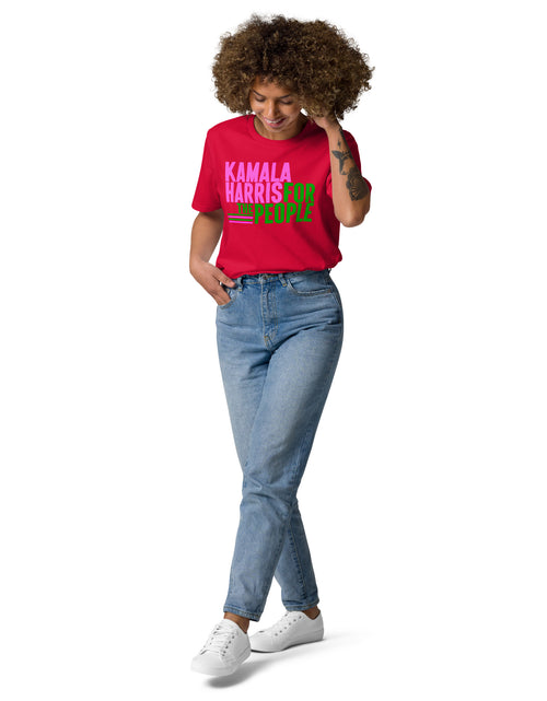 Load image into Gallery viewer, Kamala Harris For the People Unisex organic cotton t-shirt
