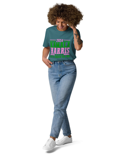 Load image into Gallery viewer, 2024 Kamala Harris - Let&#39;s Finish the Job - Unisex organic cotton t-shirt
