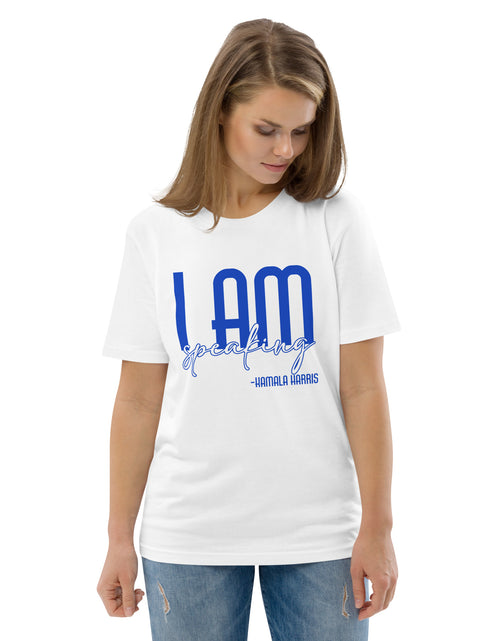 Load image into Gallery viewer, I Am Speaking - Kamala Harris Unisex organic cotton t-shirt
