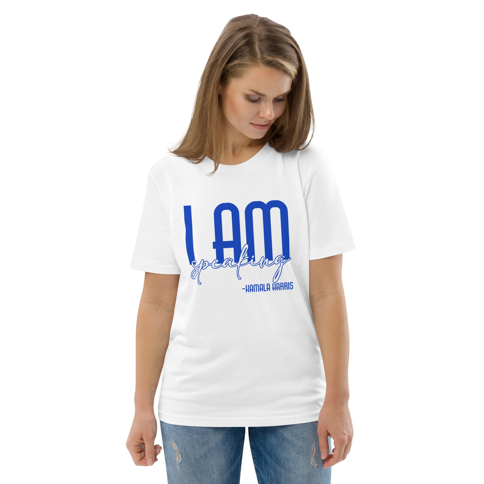 I Am Speaking - Kamala Harris Unisex organic cotton t-shirt