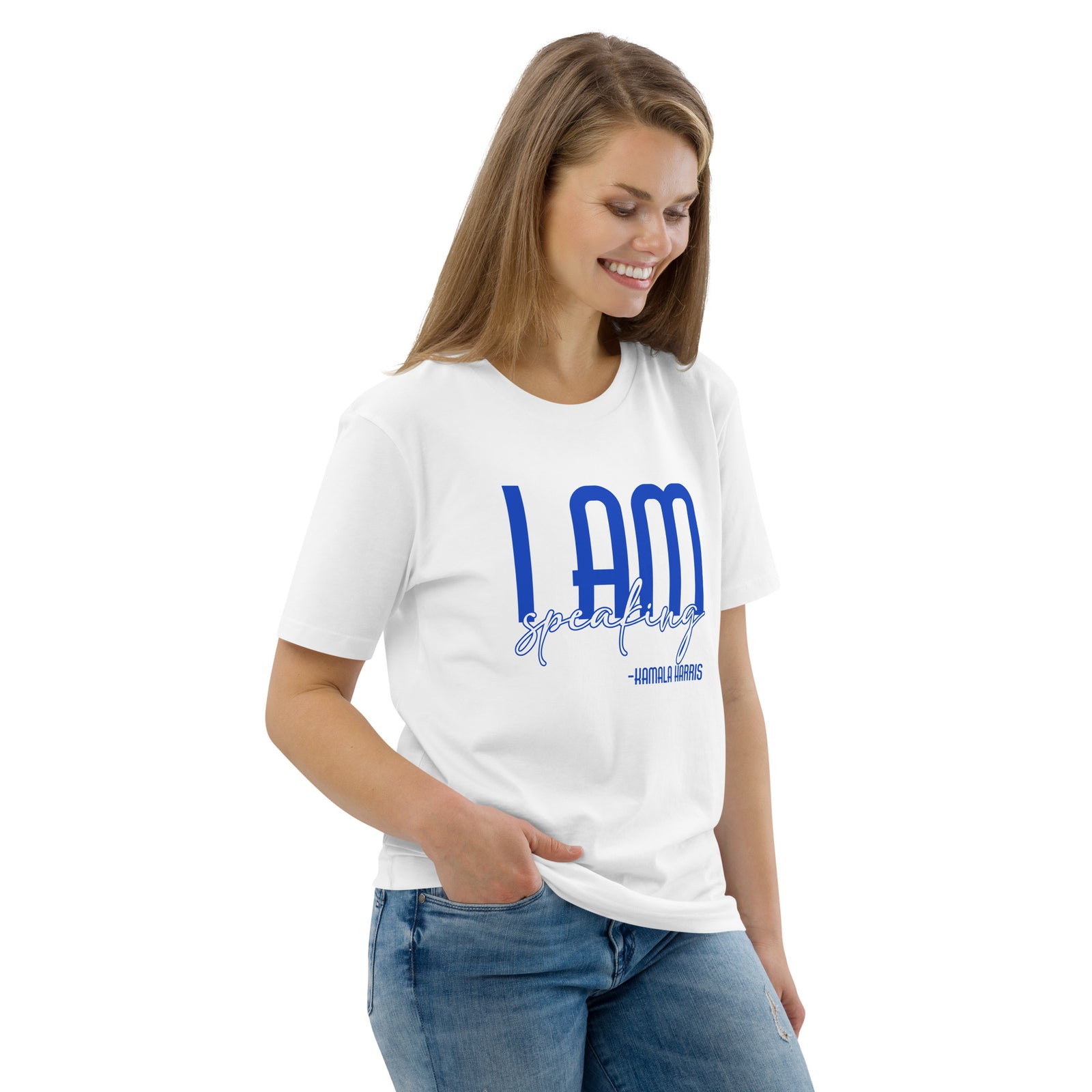 I Am Speaking - Kamala Harris Unisex organic cotton t-shirt