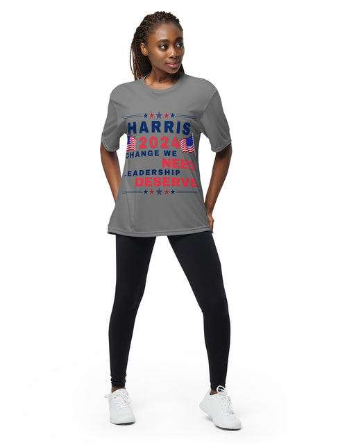 Load image into Gallery viewer, Kamala Harris - Change We Need - Leadership We Deserve Unisex t-shirt
