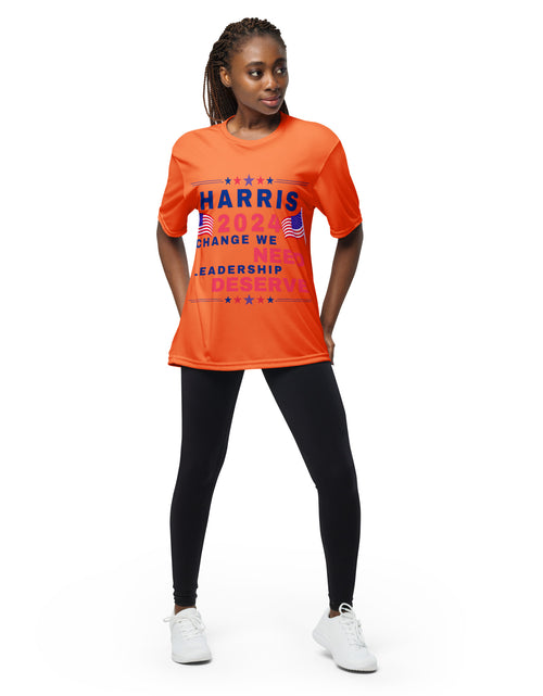 Load image into Gallery viewer, Kamala Harris - Change We Need - Leadership We Deserve Unisex t-shirt
