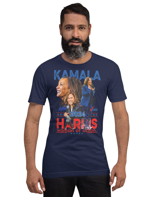 Load image into Gallery viewer, Kamala Harris 2024 - Woman of Action Unisex t-shirt
