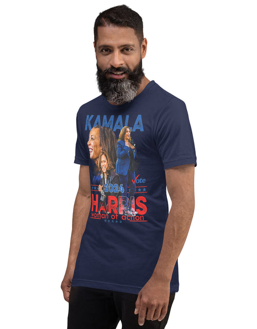 Load image into Gallery viewer, Kamala Harris 2024 - Woman of Action Unisex t-shirt
