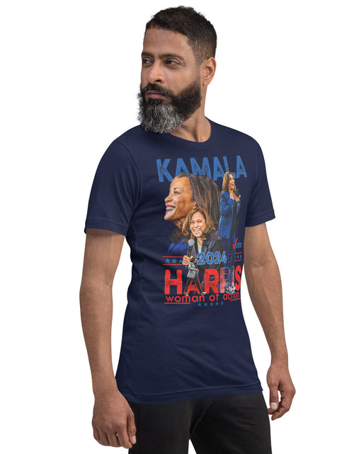 Load image into Gallery viewer, Kamala Harris 2024 - Woman of Action Unisex t-shirt
