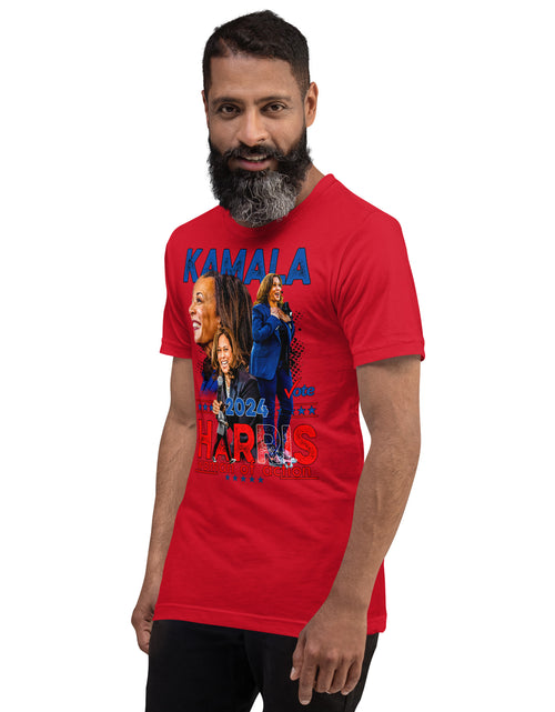 Load image into Gallery viewer, Kamala Harris 2024 - Woman of Action Unisex t-shirt
