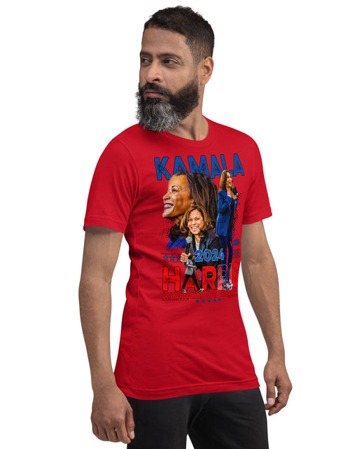 Load image into Gallery viewer, Kamala Harris 2024 - Woman of Action Unisex t-shirt
