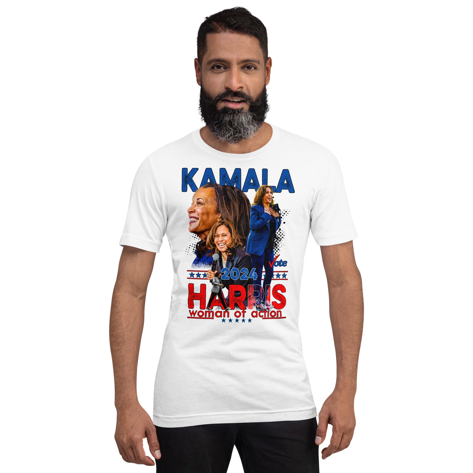 Kamala Harris 2024 - Woman of Action Unisex t-shirt