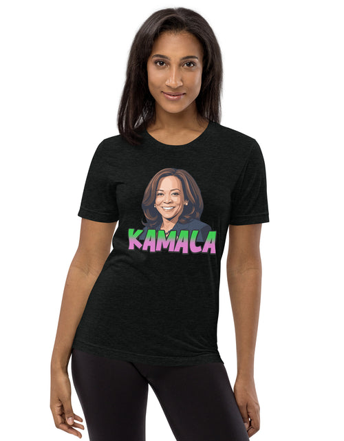 Load image into Gallery viewer, Kamala w/pic Short sleeve t-shirt
