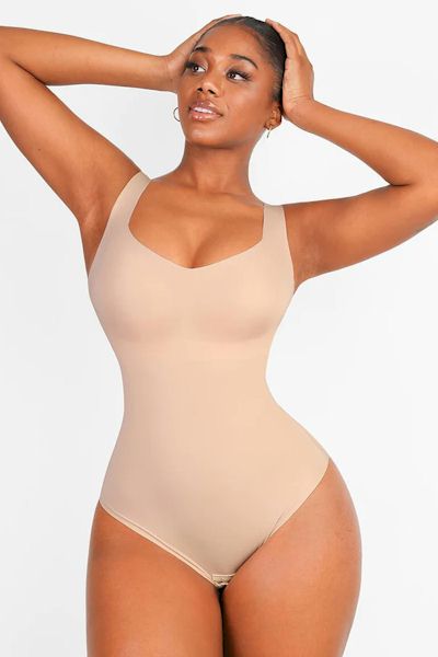 Load image into Gallery viewer, Luxurious Bodysuit Shapewear: Maximum Coverage, Smooth Lines
