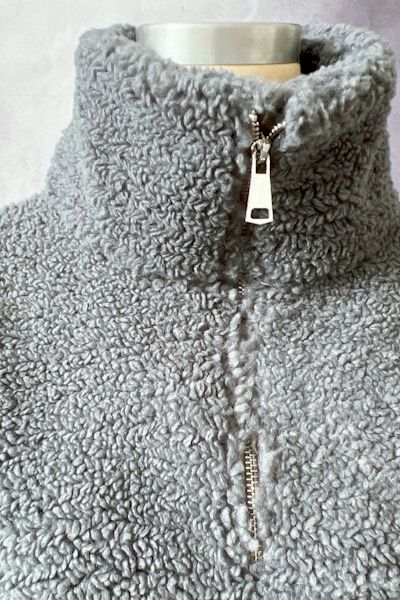 Fleece-Lined Zip-Up Sweater: Upscale Warmth and Style