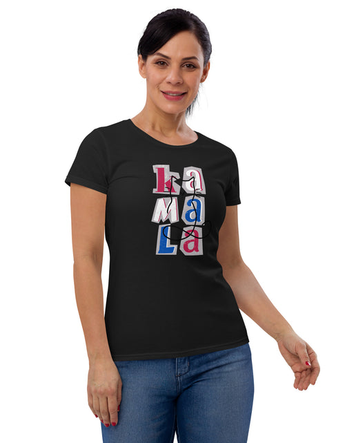 Load image into Gallery viewer, Kamala Blocks Women&#39;s short sleeve t-shirt
