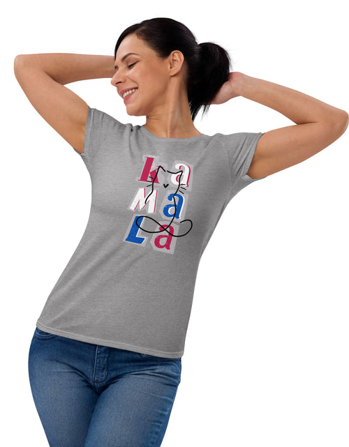 Load image into Gallery viewer, Kamala Blocks Women&#39;s short sleeve t-shirt
