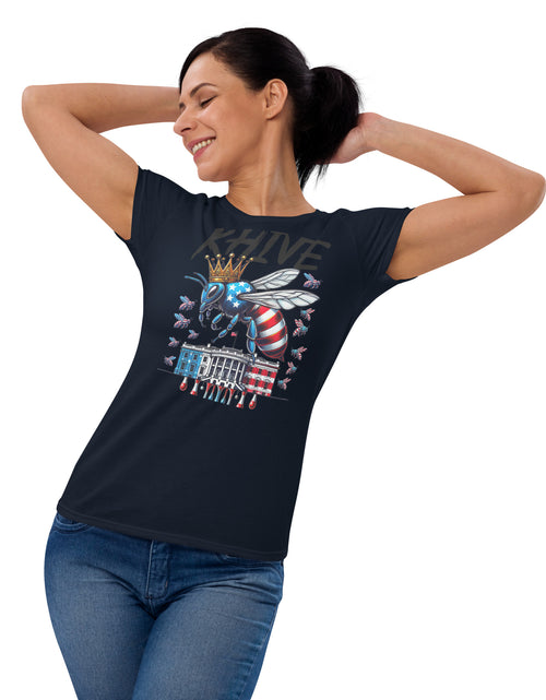 Load image into Gallery viewer, KHive Madam President Kamala Harris Women&#39;s short sleeve t-shirt
