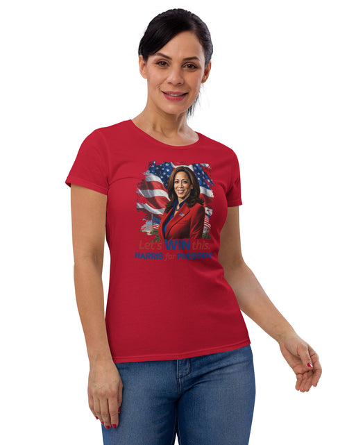 Load image into Gallery viewer, Let&#39;s Win This Women&#39;s short sleeve t-shirt
