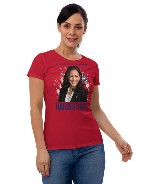 Load image into Gallery viewer, Kamala Harris for President 2024 Women&#39;s short sleeve t-shirt
