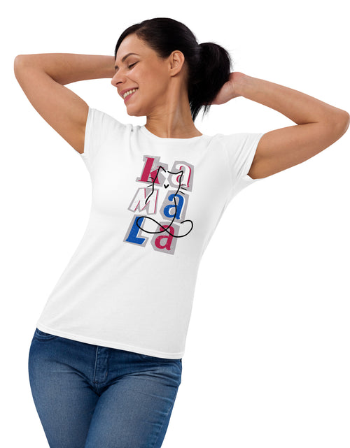 Load image into Gallery viewer, Kamala Blocks Women&#39;s short sleeve t-shirt
