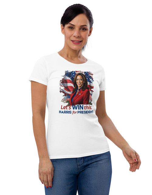 Load image into Gallery viewer, Let&#39;s Win This Women&#39;s short sleeve t-shirt
