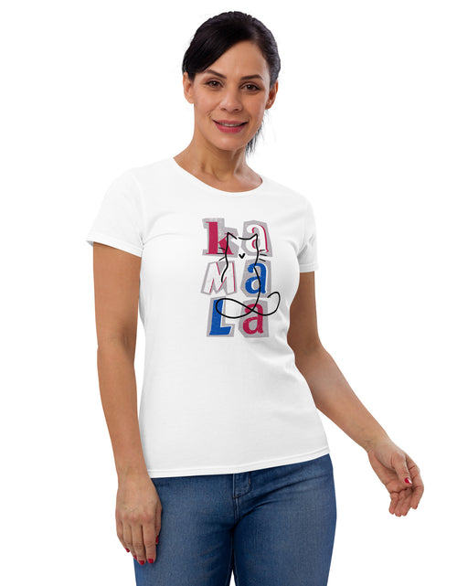 Load image into Gallery viewer, Kamala Blocks Women&#39;s short sleeve t-shirt
