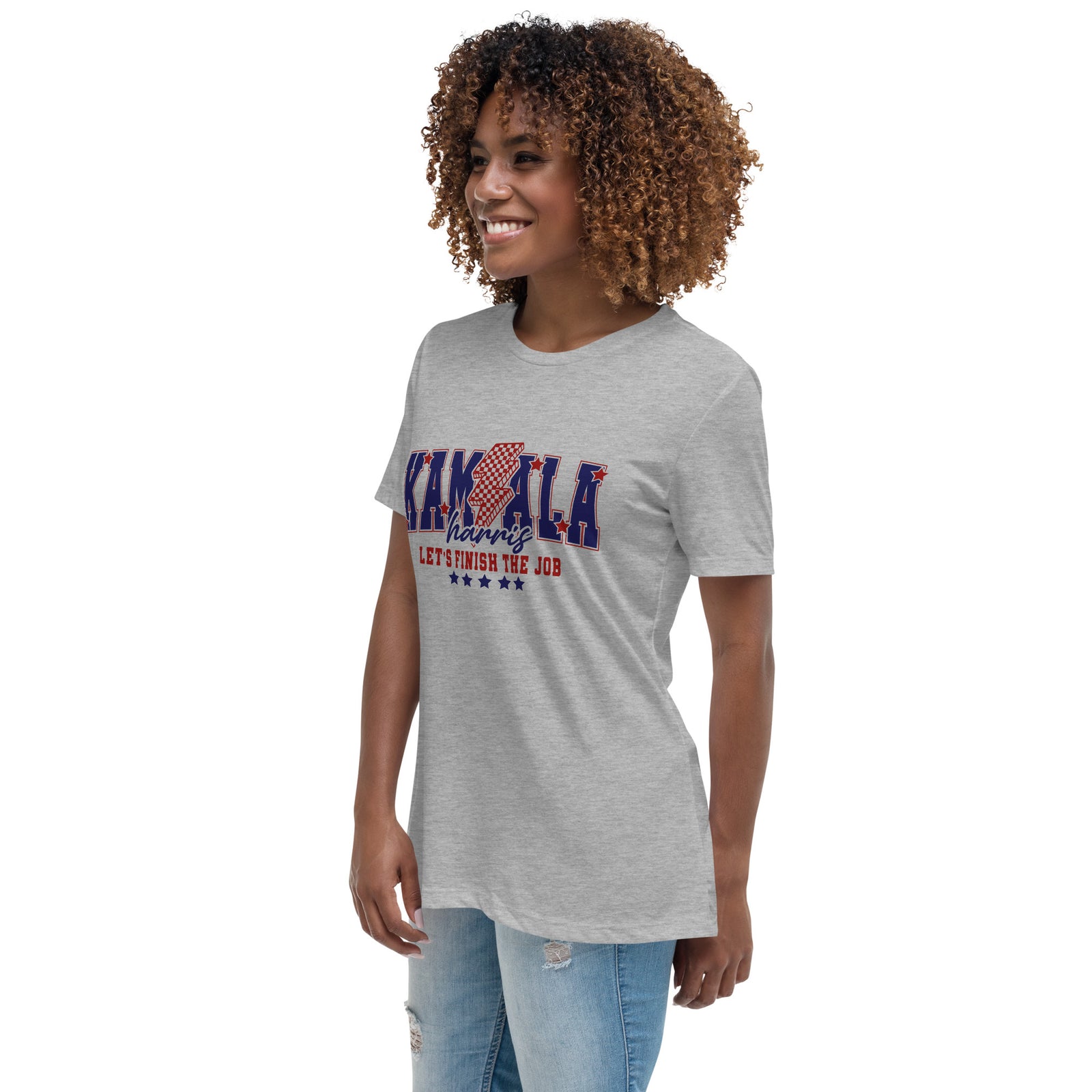 Kamala - Let's Finish the Job Women's Relaxed T-Shirt