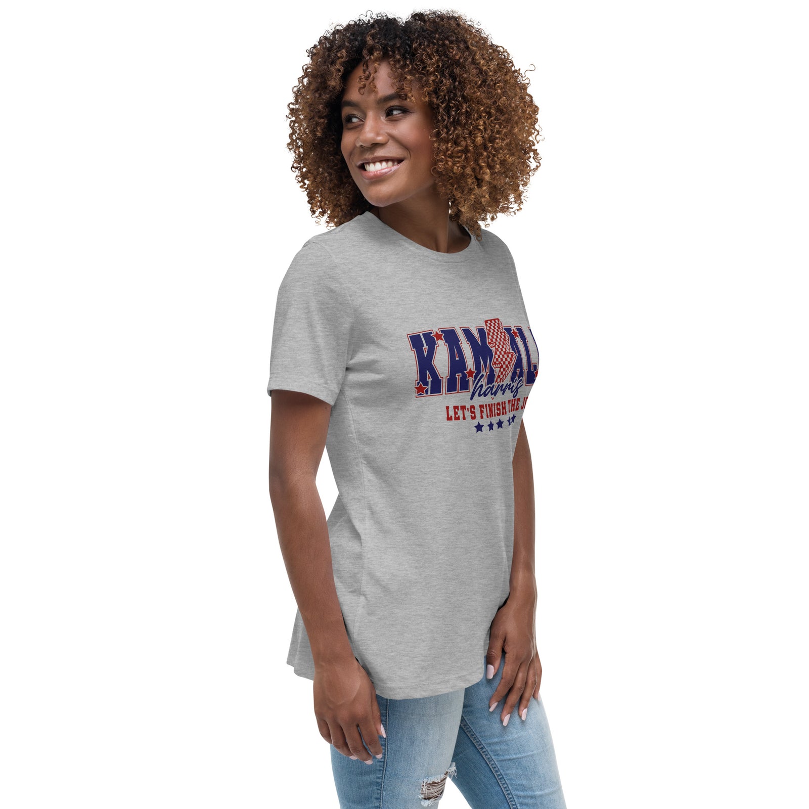 Kamala - Let's Finish the Job Women's Relaxed T-Shirt