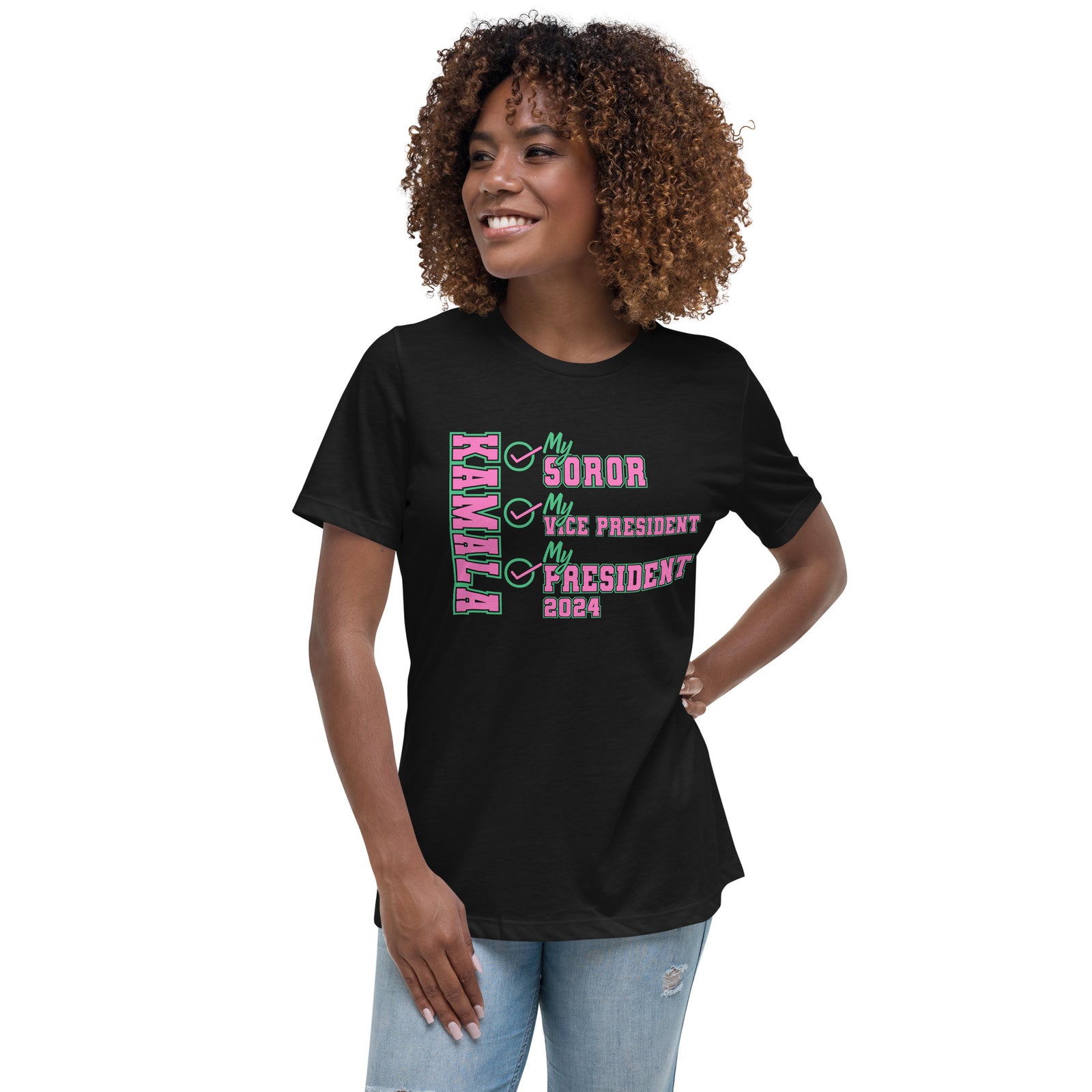 Kamala - Soro - Vice Presisent - President 2024 Women's Relaxed T-Shirt