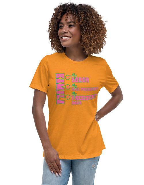 Load image into Gallery viewer, Kamala - Soro - Vice Presisent - President 2024 Women&#39;s Relaxed T-Shirt
