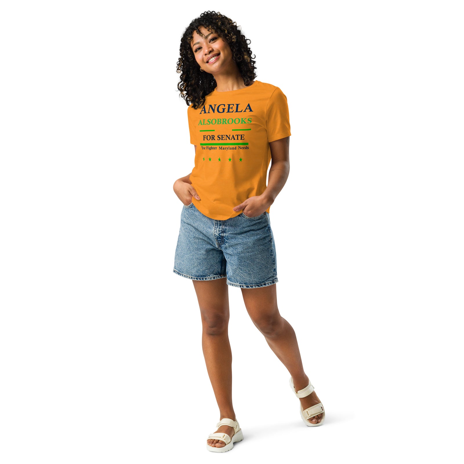 Vote Angela Alsobrook for Senate Women's Relaxed T-Shirt