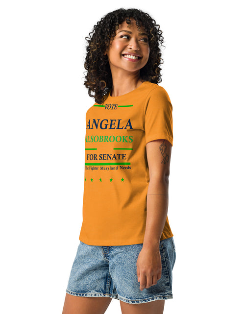 Load image into Gallery viewer, Vote Angela Alsobrook for Senate Women&#39;s Relaxed T-Shirt
