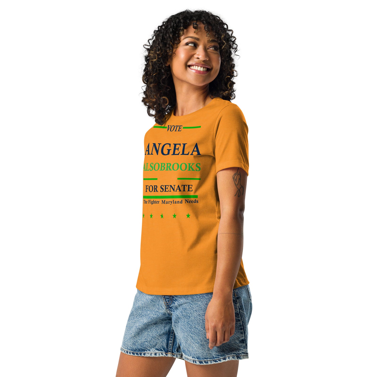 Vote Angela Alsobrook for Senate Women's Relaxed T-Shirt