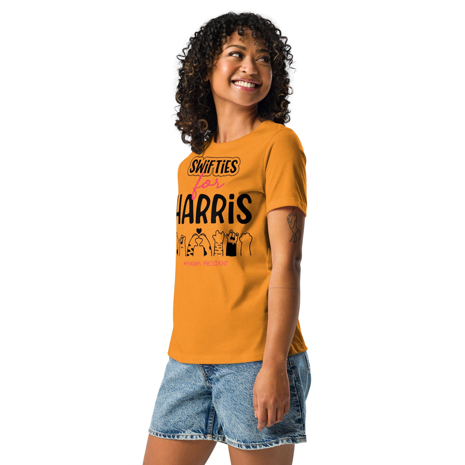 Swifties for Kamala Harris for President Women's Relaxed T-Shirt