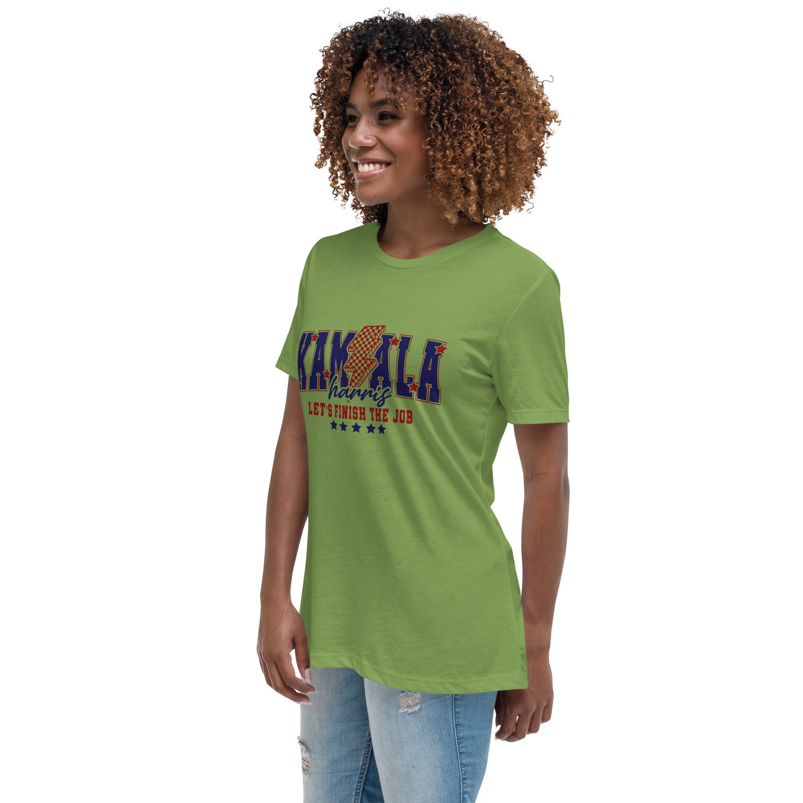 Kamala - Let's Finish the Job Women's Relaxed T-Shirt