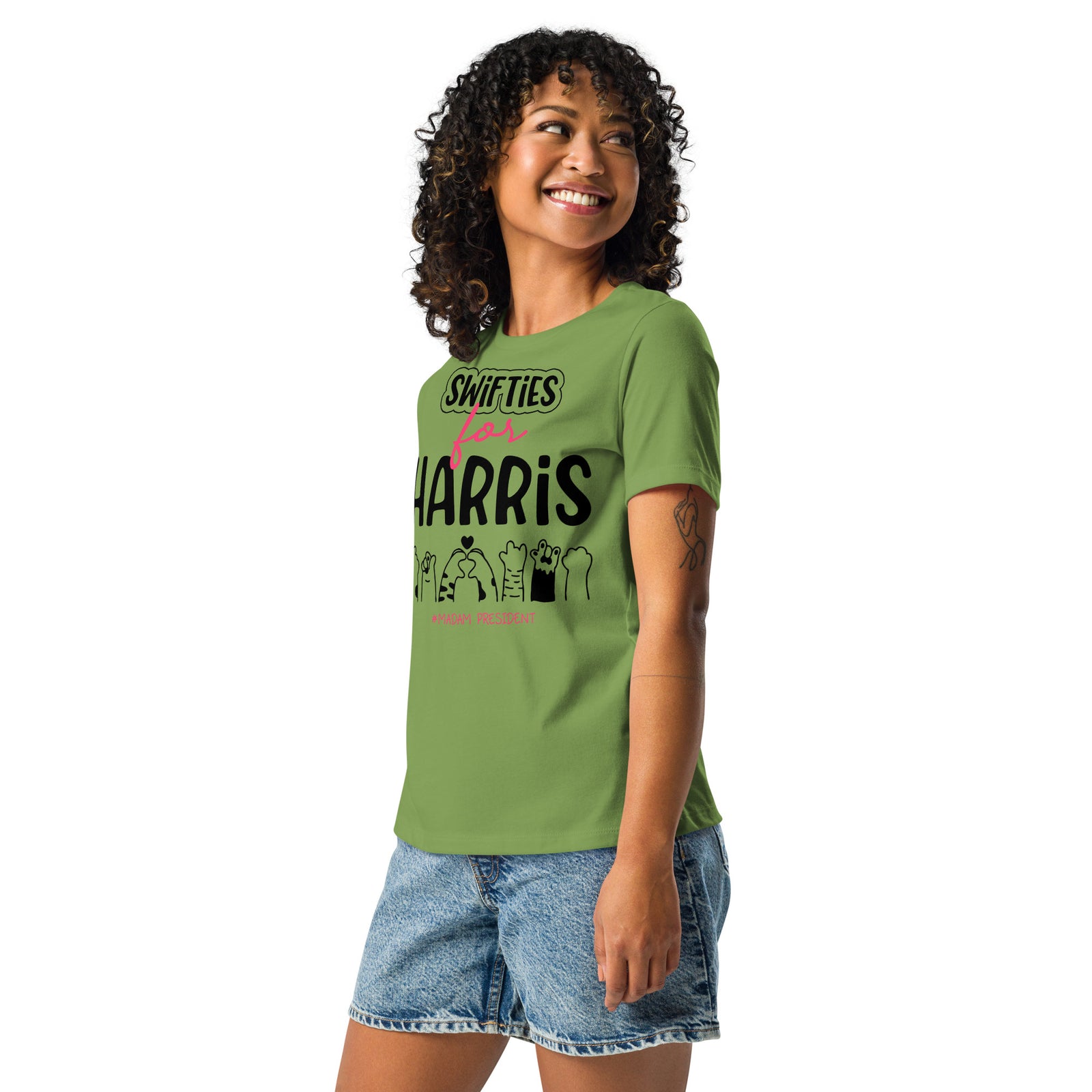 Swifties for Kamala Harris for President Women's Relaxed T-Shirt