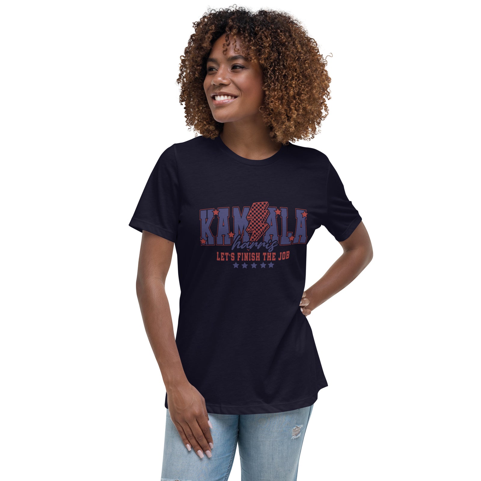 Kamala - Let's Finish the Job Women's Relaxed T-Shirt