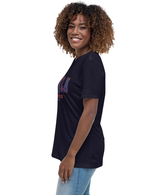 Load image into Gallery viewer, Kamala - Let&#39;s Finish the Job Women&#39;s Relaxed T-Shirt
