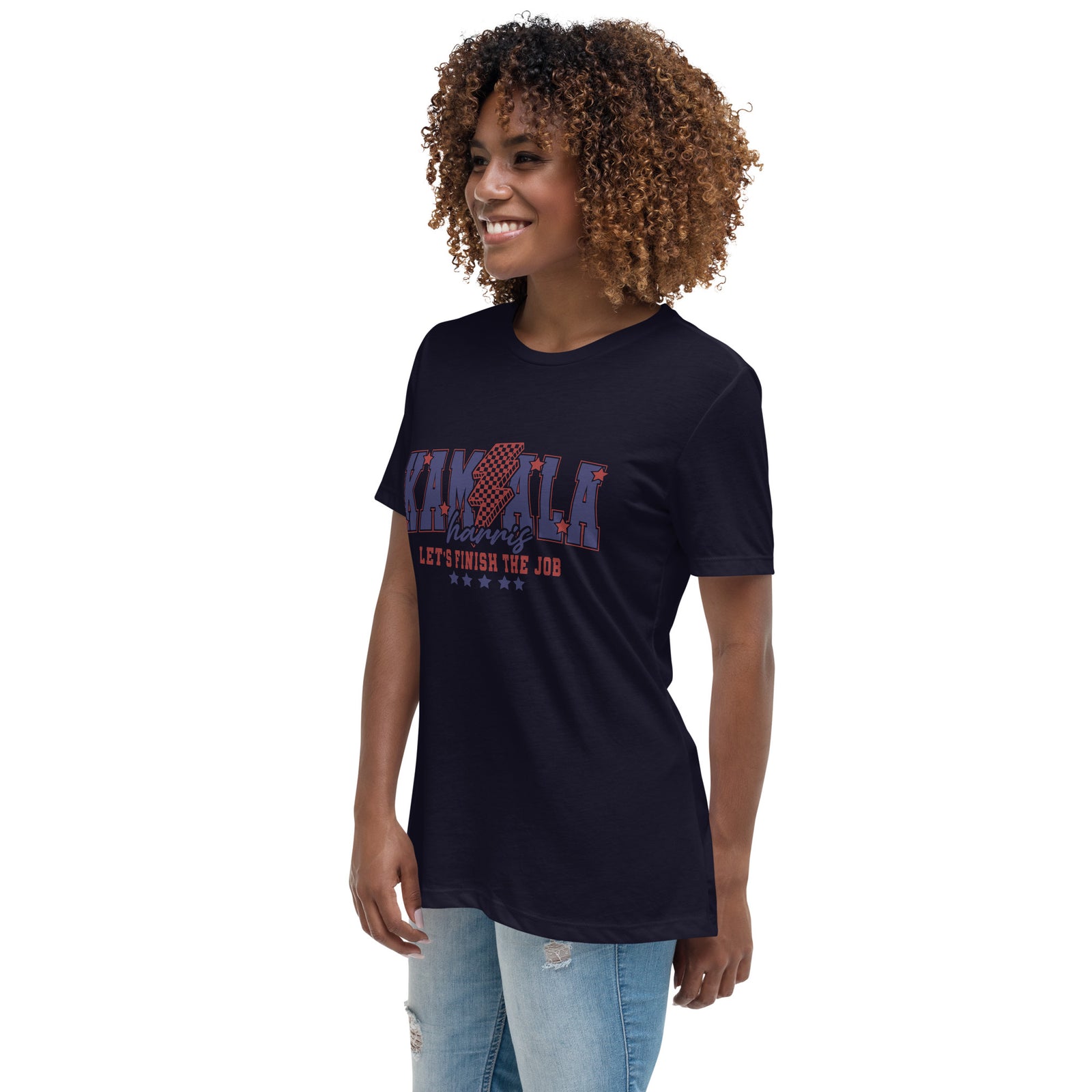 Kamala - Let's Finish the Job Women's Relaxed T-Shirt