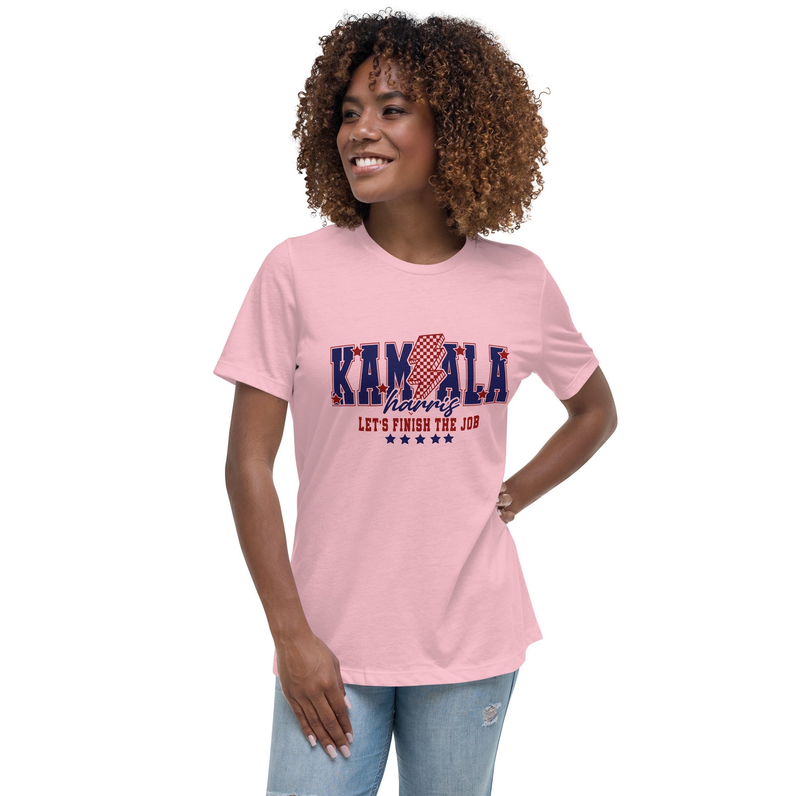 Kamala - Let's Finish the Job Women's Relaxed T-Shirt